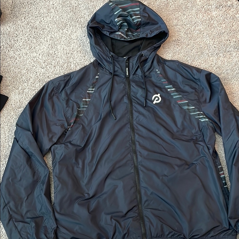 Peloton Navy Windbreaker Jacket